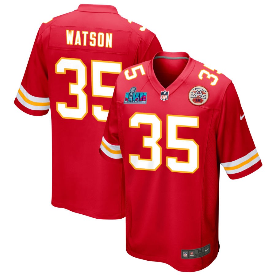 Jaylen Watson Kansas City Chiefs Super Bowl LVII Game Jersey - Red