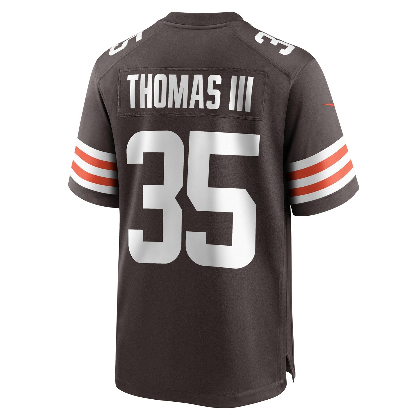 Charlie Thomas Cleveland Browns Team Game Jersey - Brown