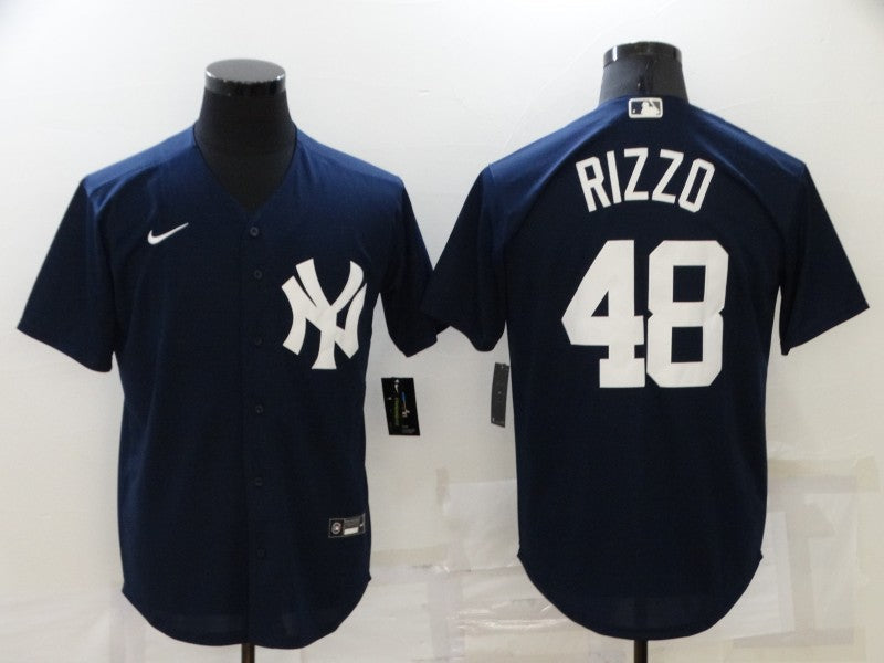 Men's New York Yankees Anthony Rizzo Navy Replica Baseball Jersey