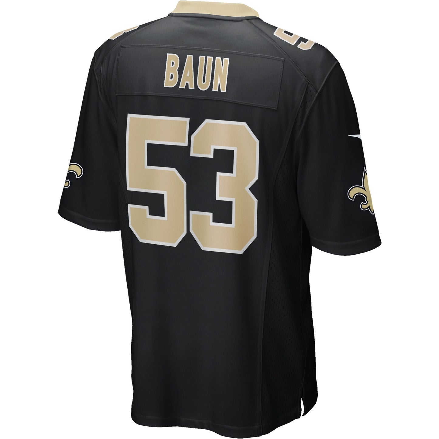 Zack Baun New Orleans Saints Game Jersey - Black