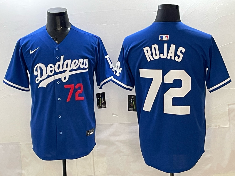 Men's Los Angeles Dodgers Manny Rojas Royal Alternate 2 Replica Player Jersey