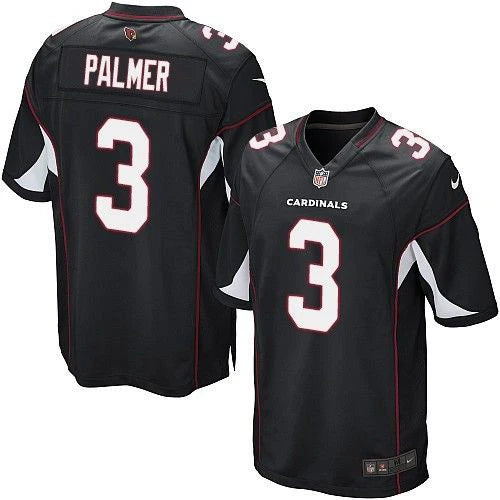 Carson Palmer Elite Stitched Alternate Jersey (black)