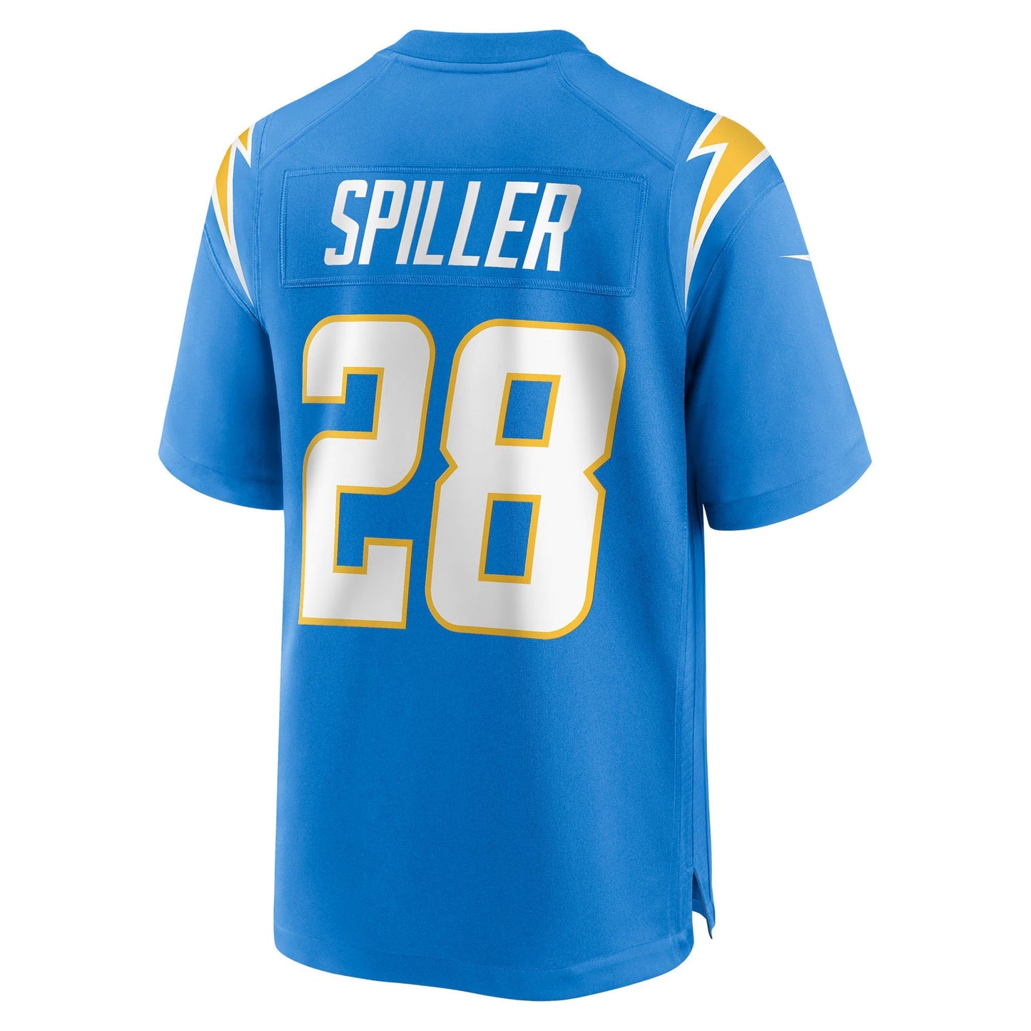 Los Angeles Chargers Isaiah Spiller Powder Blue Game Jersey