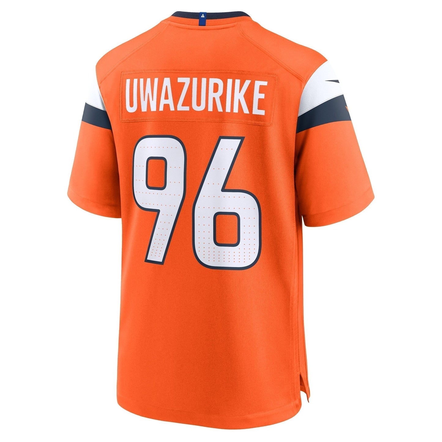 Eyioma Uwazurike Denver Broncos Team Game Jersey - Orange