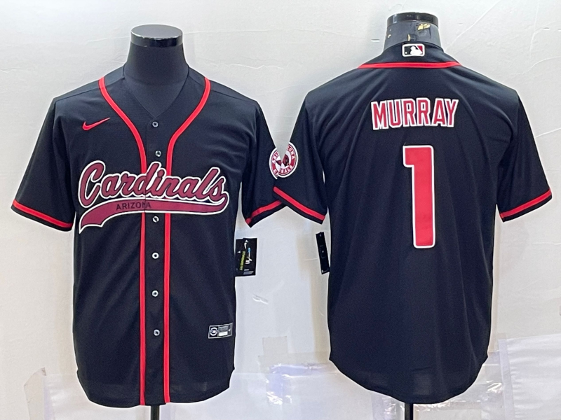 Men's Arizona Cardinals Black Blank Jersey