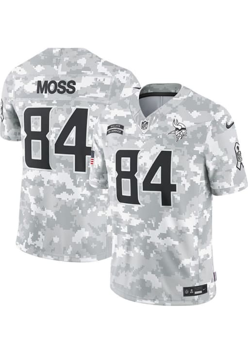 Randy Moss Minnesota Vikings Mens White 2024 STS Limited Football Jersey $195.00