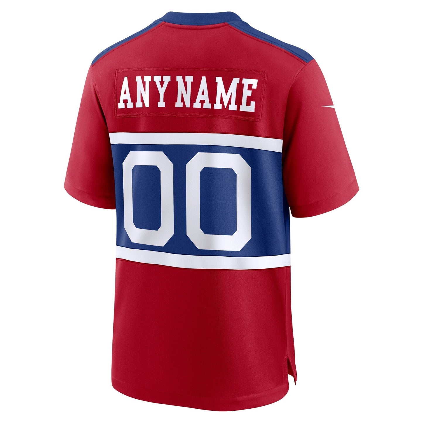New York Giants Alternate Game Custom Jersey - Century Red