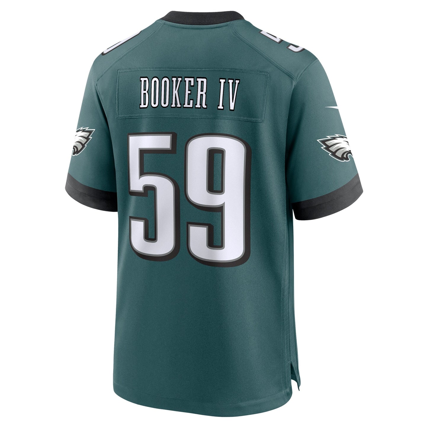 Thomas Booker IV Philadelphia Eagles Team Game Jersey - Midnight Green