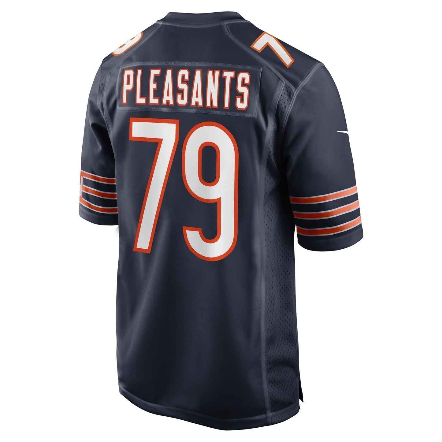 Austen Pleasants Chicago Bears Game Jersey - Navy