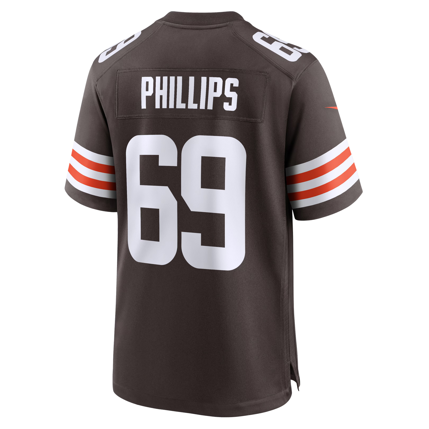 Cleveland Browns Tyre Phillips Brown Team Game Jersey