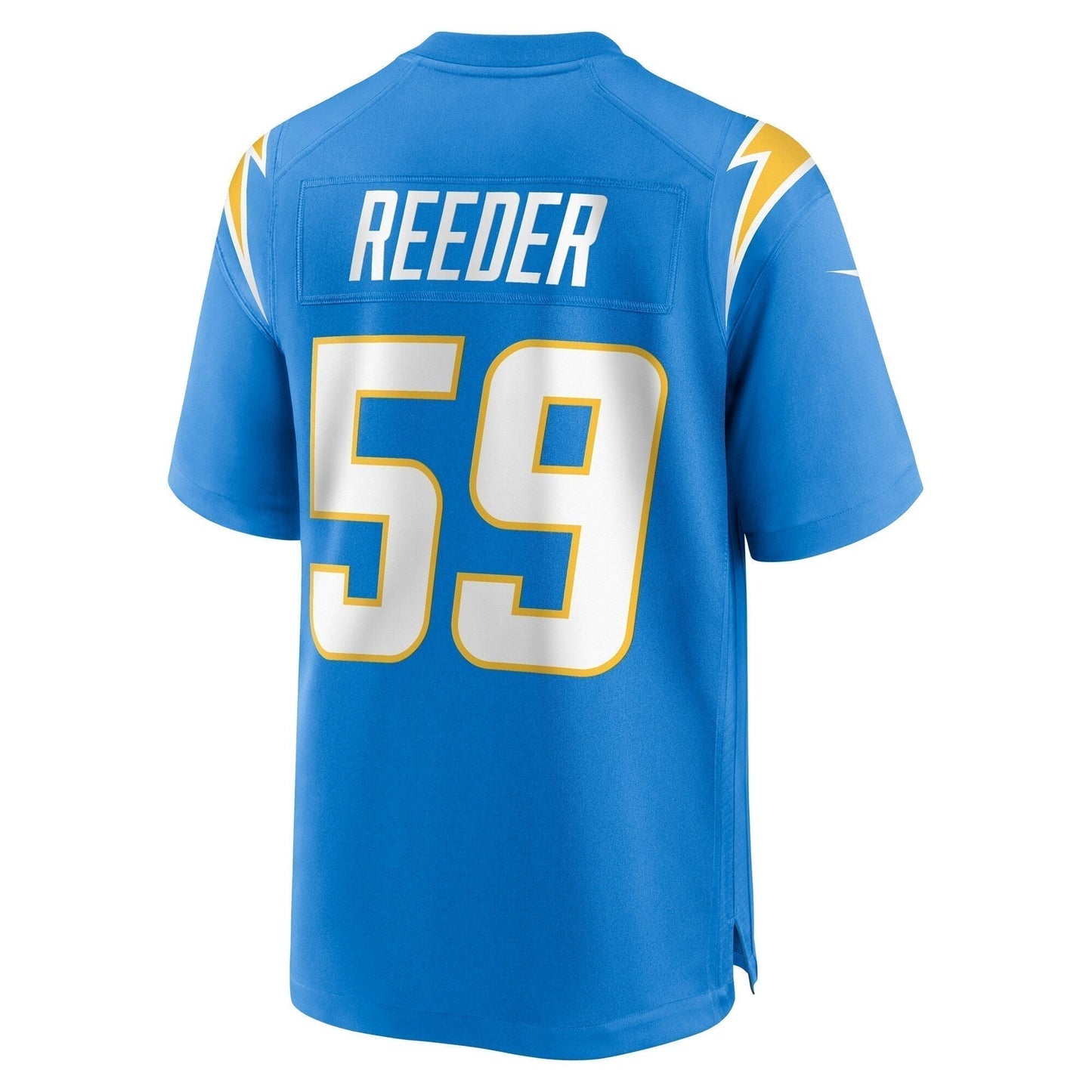 Troy Reeder Los Angeles Chargers Team Game Jersey - Powder Blue