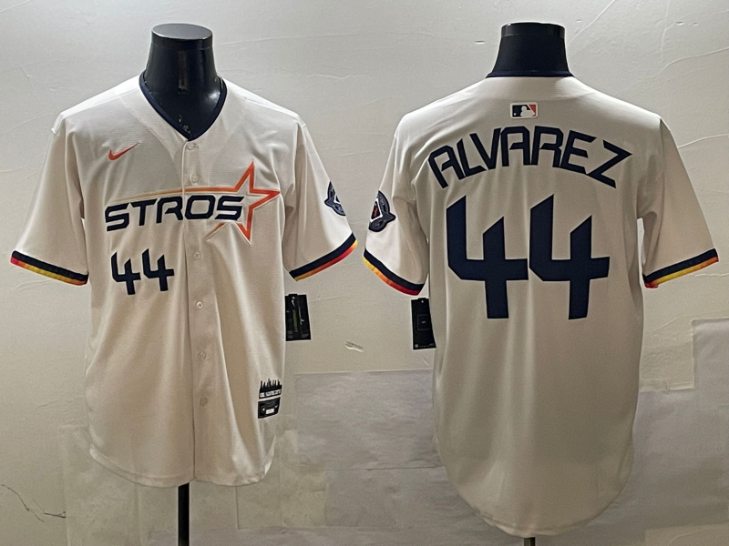 Men's Houston Astros Yordan Alvarez Cream 2025 City Connect Limited Player Jersey