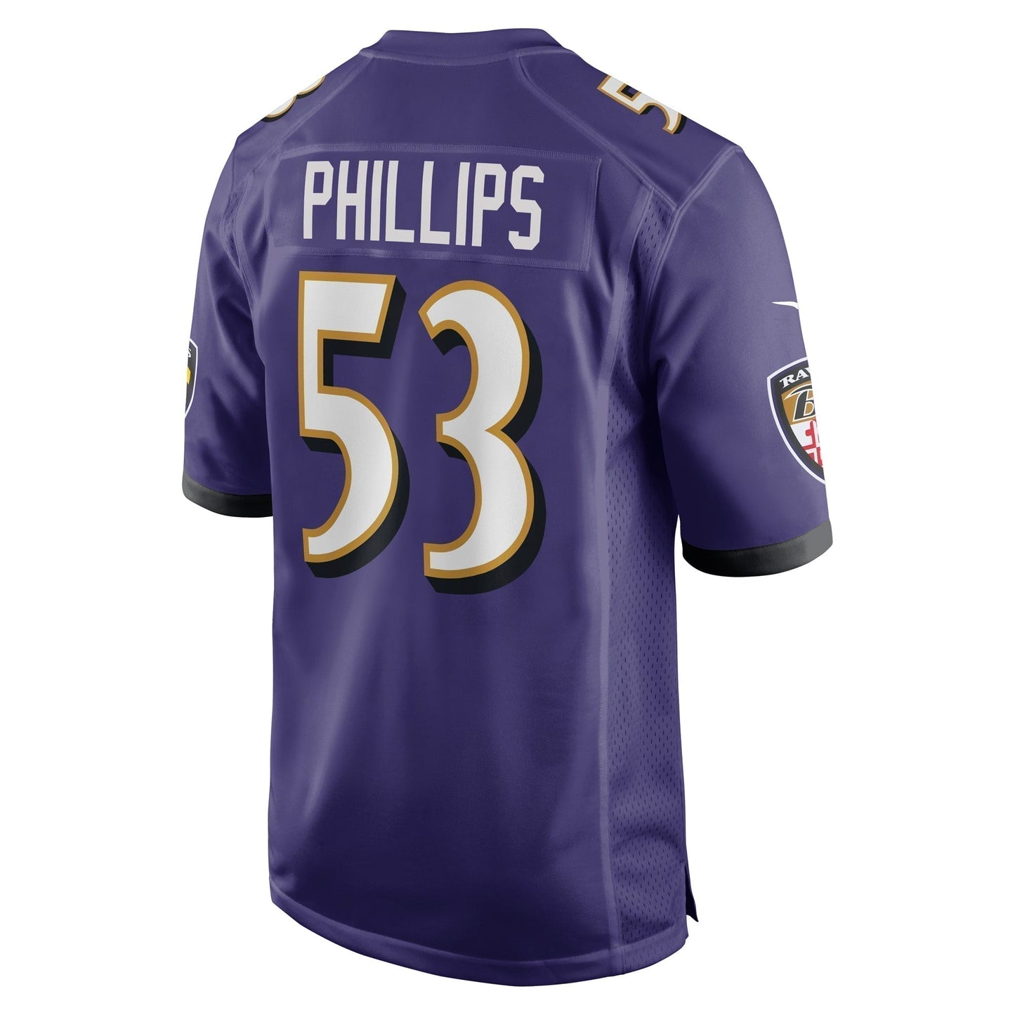 Del'Shawn Phillips Baltimore Ravens Game Jersey - Purple