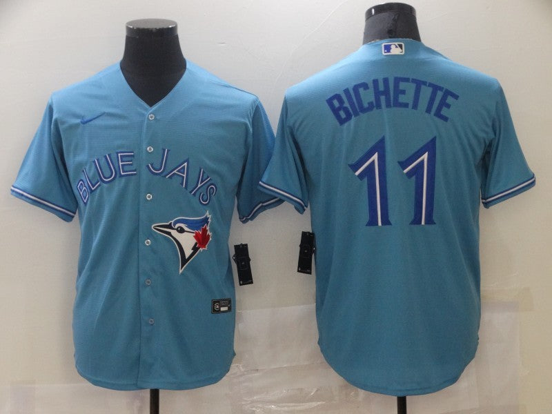 Men's Toronto Blue Jays Bo Bichette Light Blue Replica Baseball Jersey