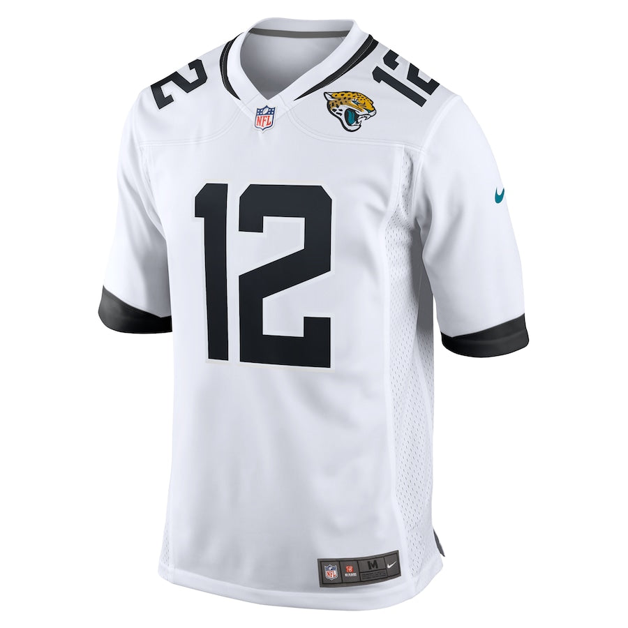 Jacksonville Jaguars Travis Hunter White 2025 NFL Draft First Round Pick Game Player Jersey