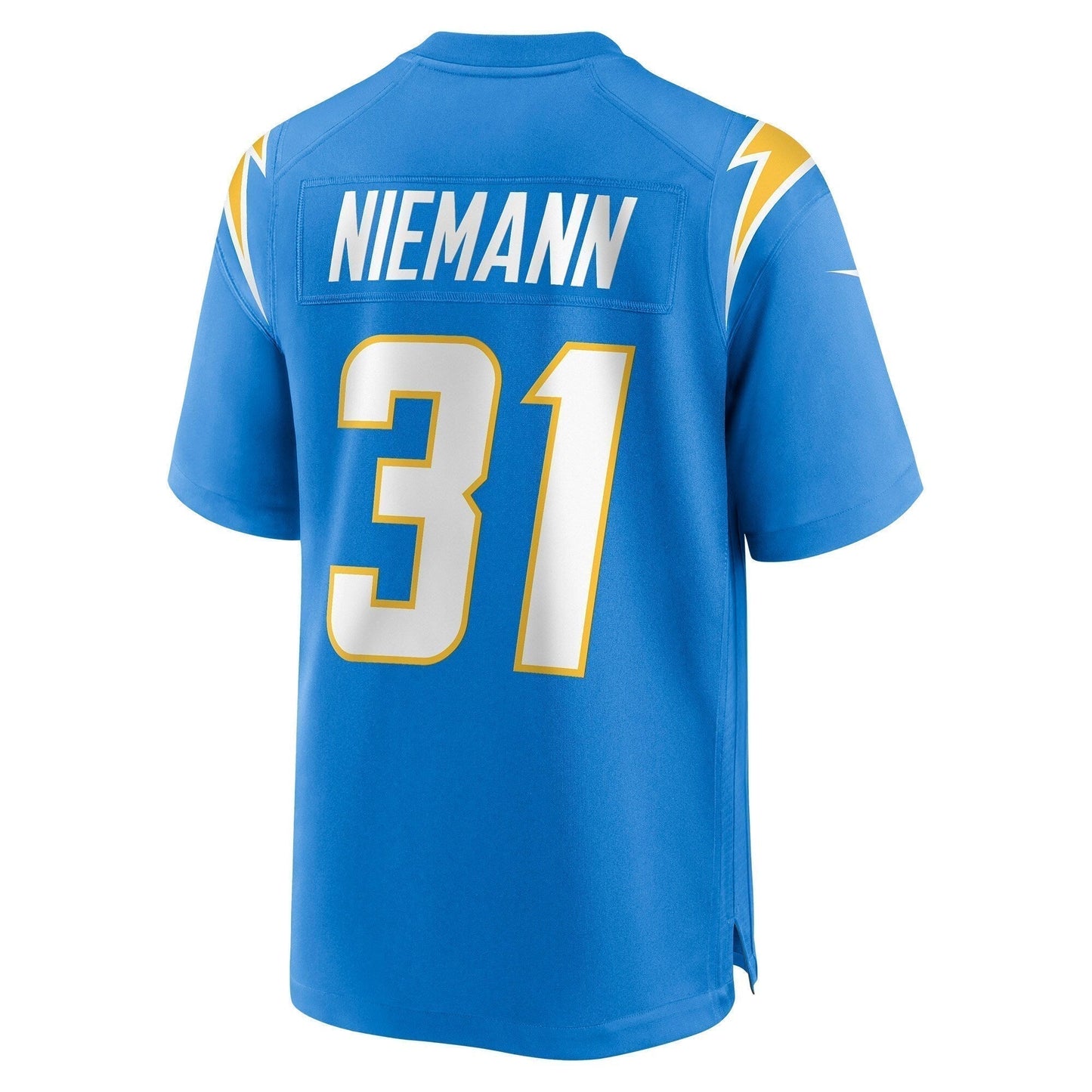 Nick Niemann Los Angeles Chargers Game Jersey - Powder Blue