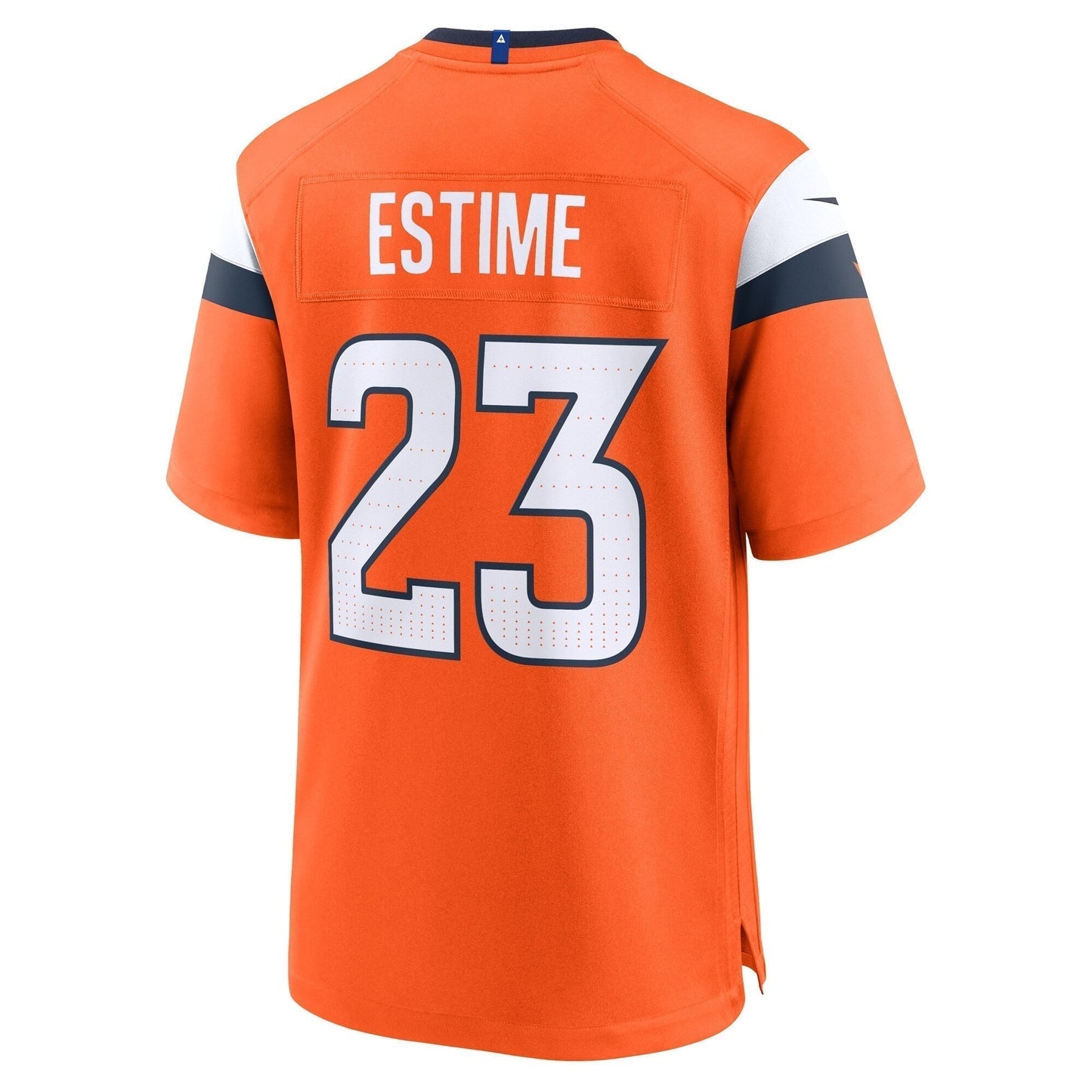 Audric Estime Denver Broncos Team Game Jersey - Orange