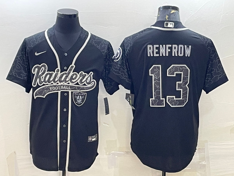 Men's Las Vegas Raiders Hunter Renfrow Black RFLCTV Limited Jersey Joint Edition