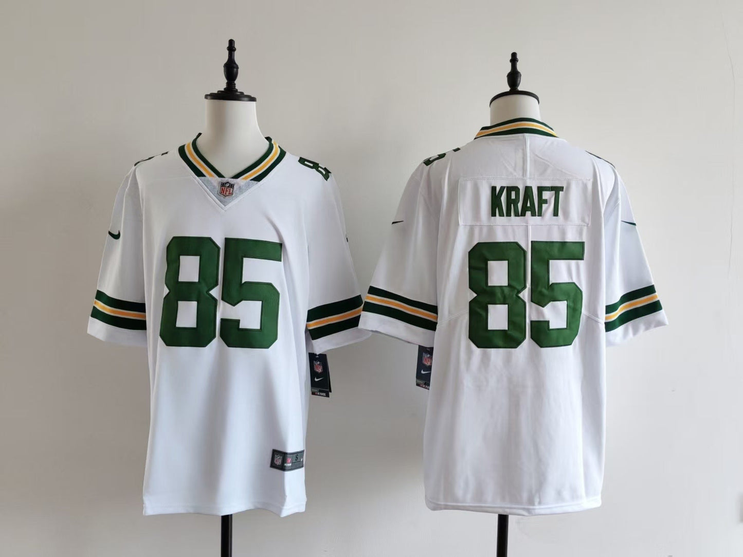 Men's Green Bay Packers Tucker Kraft Jersey - White