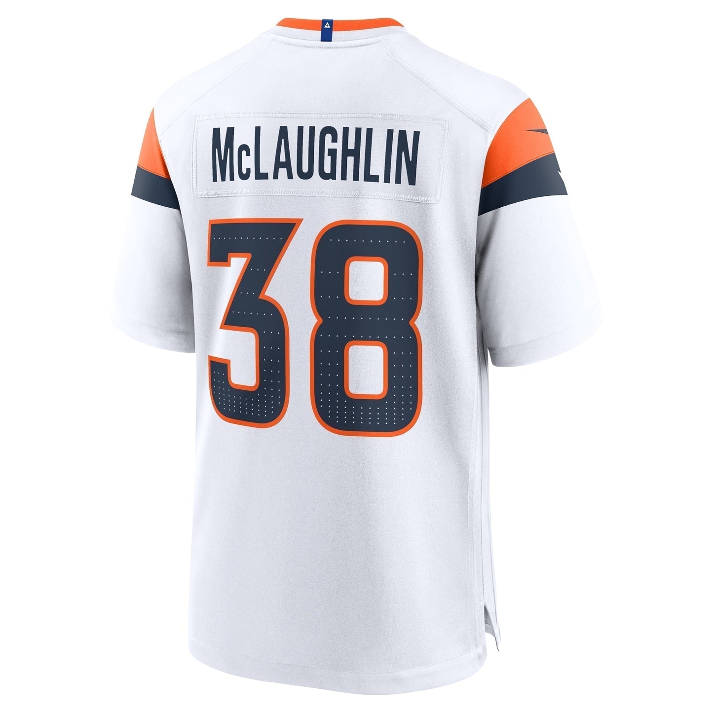 Jaleel McLaughlin Denver Broncos Game Jersey - White