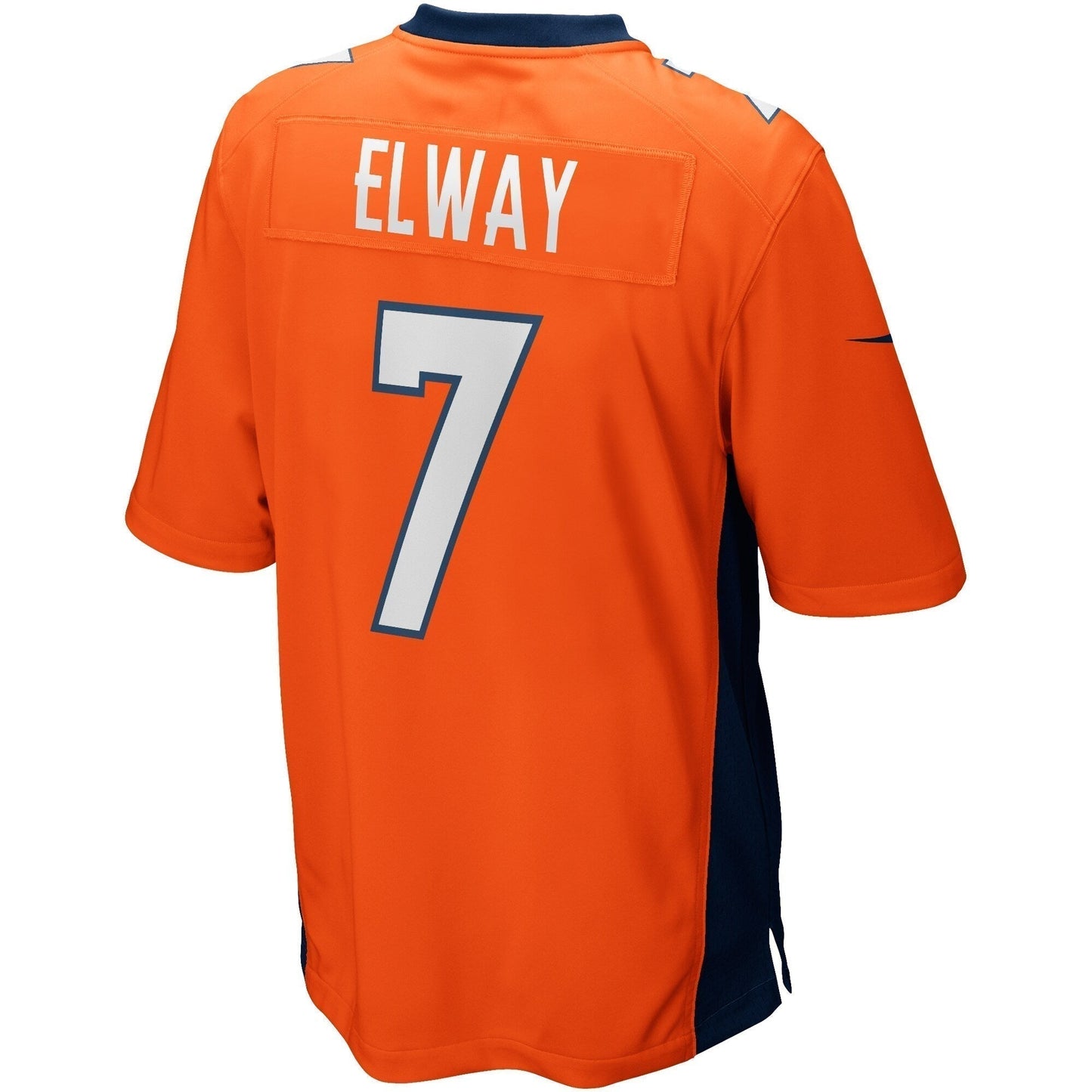 John Elway Denver Broncos Game Retired Jersey - Orange