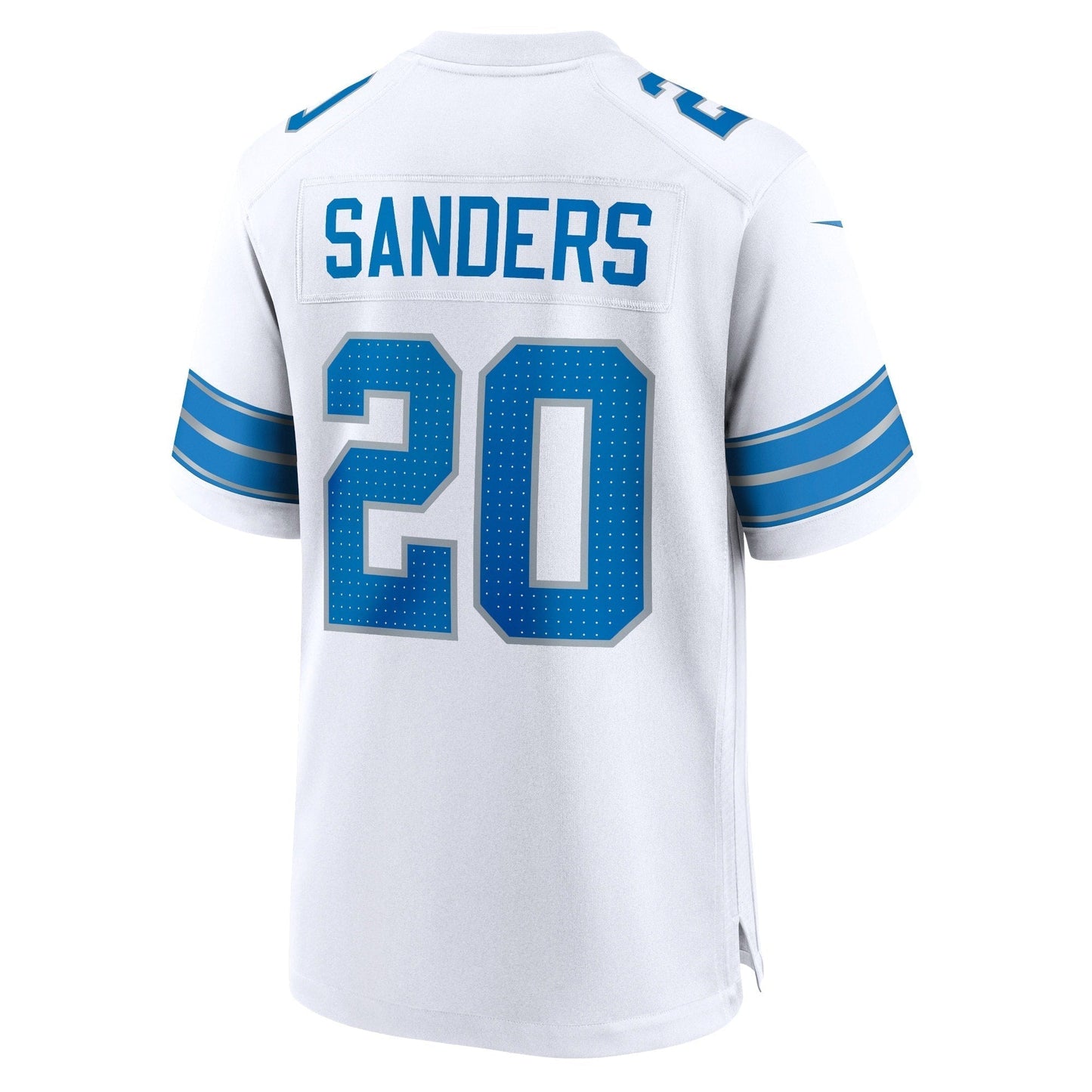 Barry Sanders Detroit Lions Retired Game Jersey - White