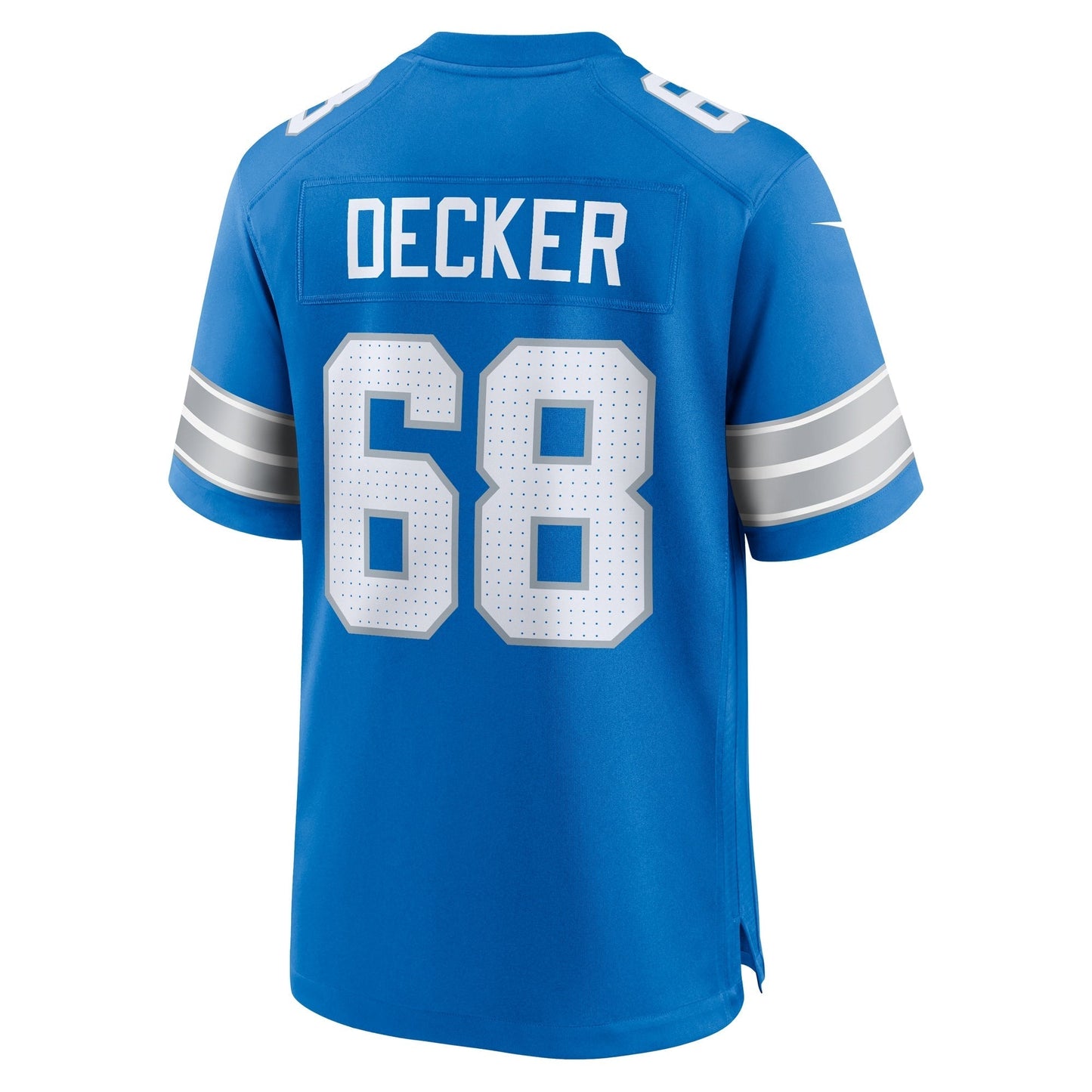 Taylor Decker Detroit Lions Team Game Jersey - Blue