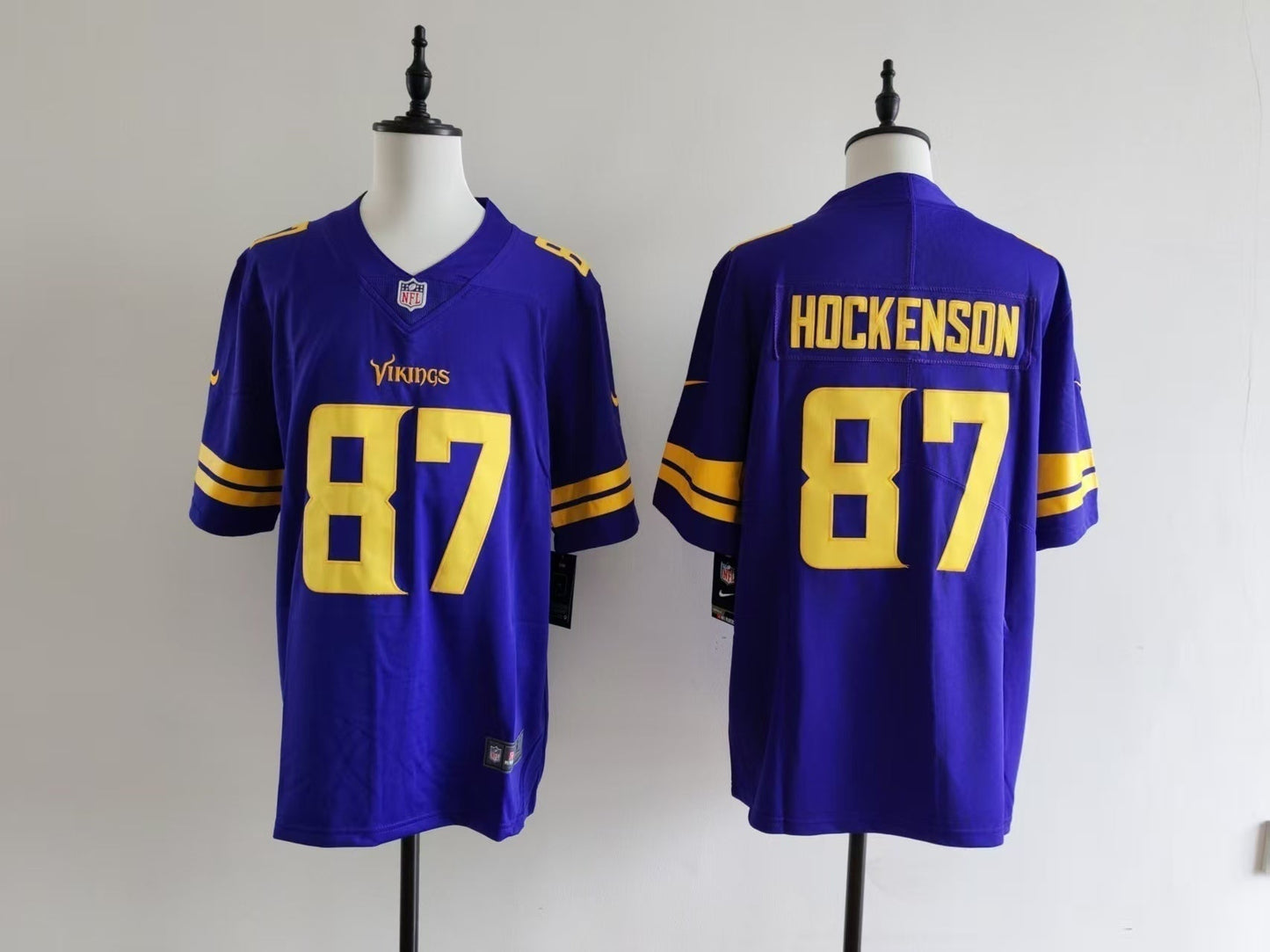 Men's Minnesota Vikings T.J. Hockenson Jersey - Purple