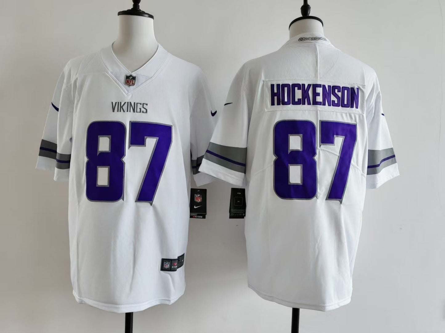 Men's Minnesota Vikings T.J. Hockenson Jersey - White