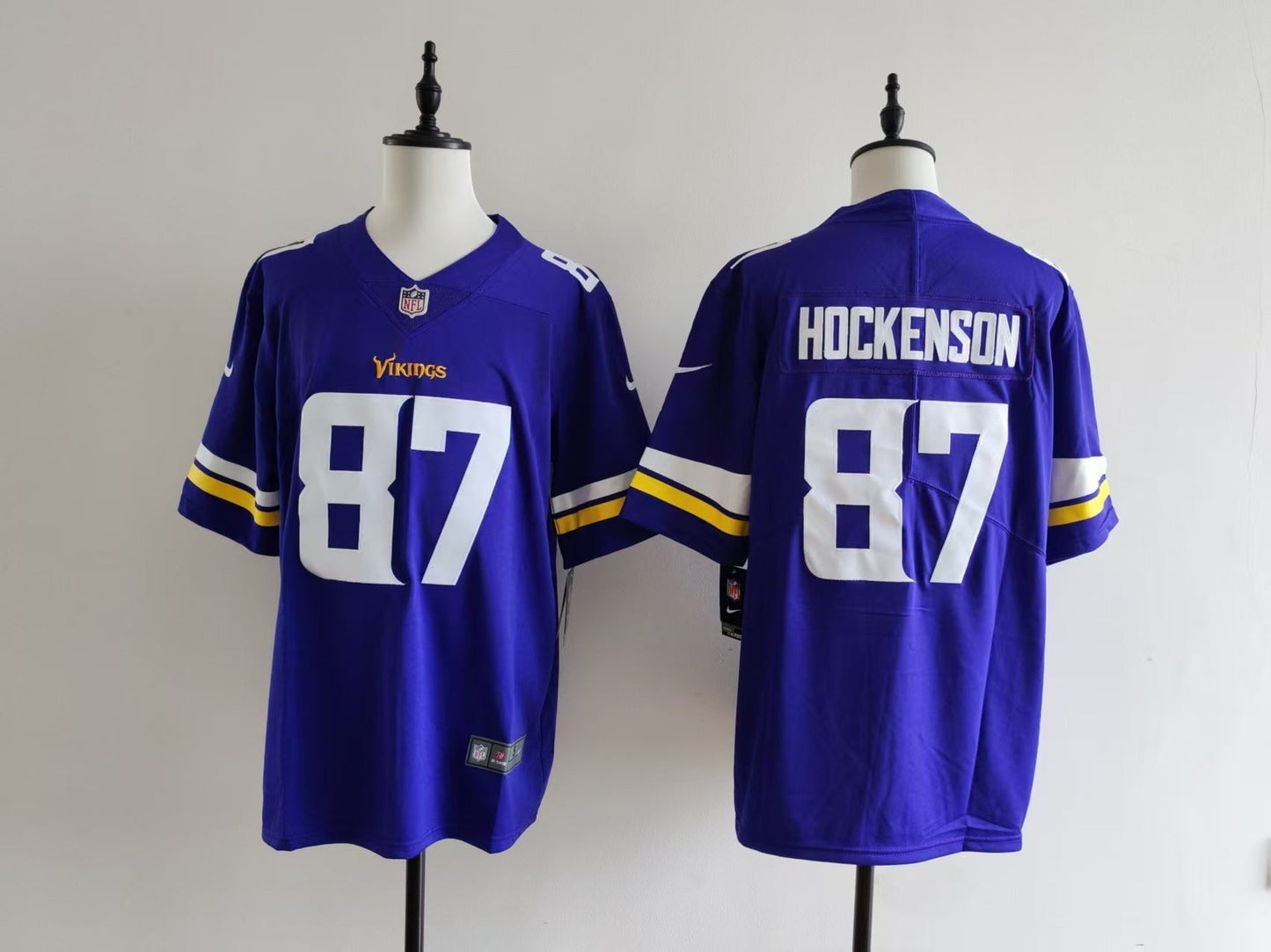 Men's Minnesota Vikings T.J. Hockenson Jersey - Purple#87