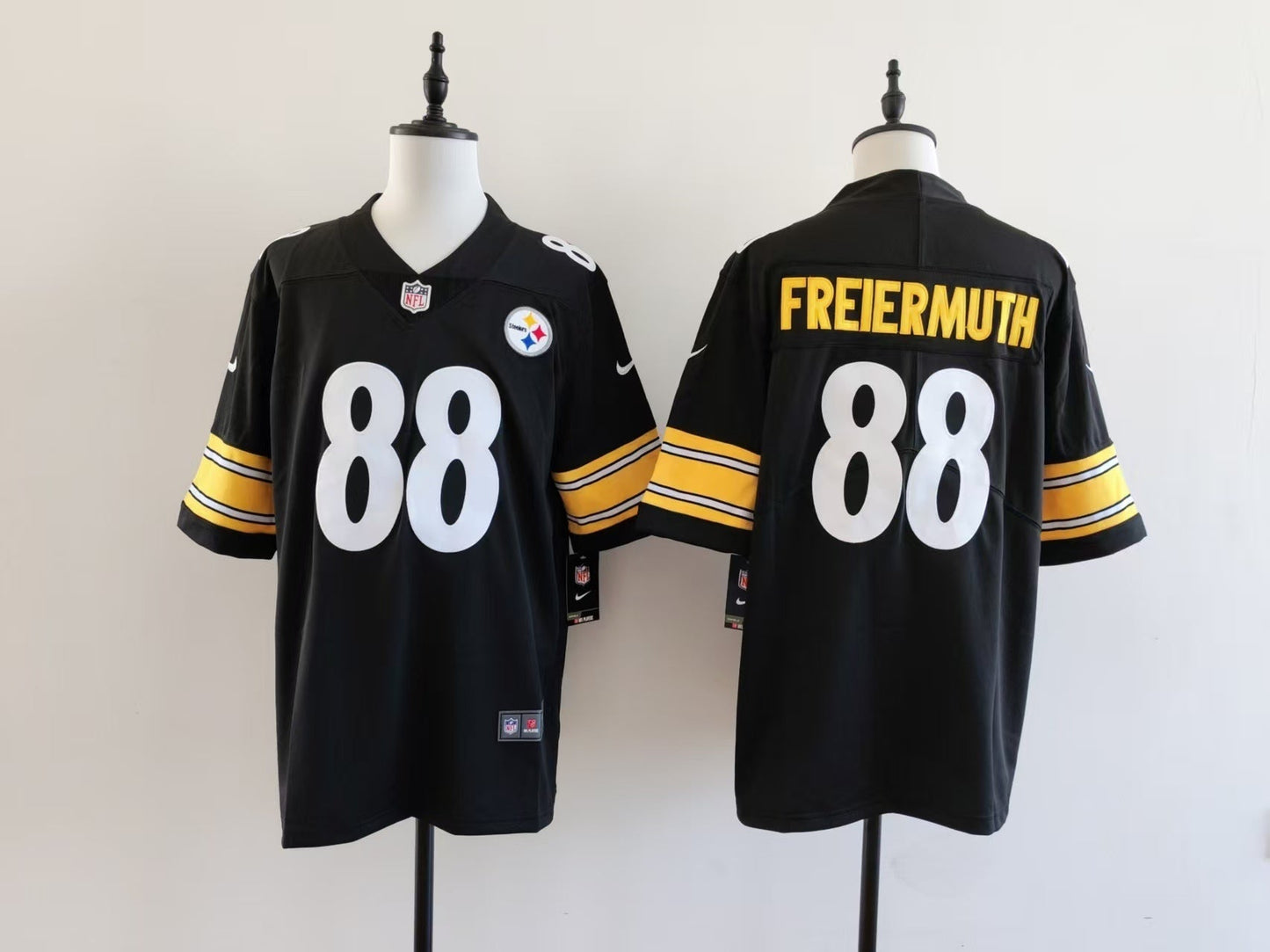 Men's Pittsburgh Steelers Pat Freiermuth Jersey - Black