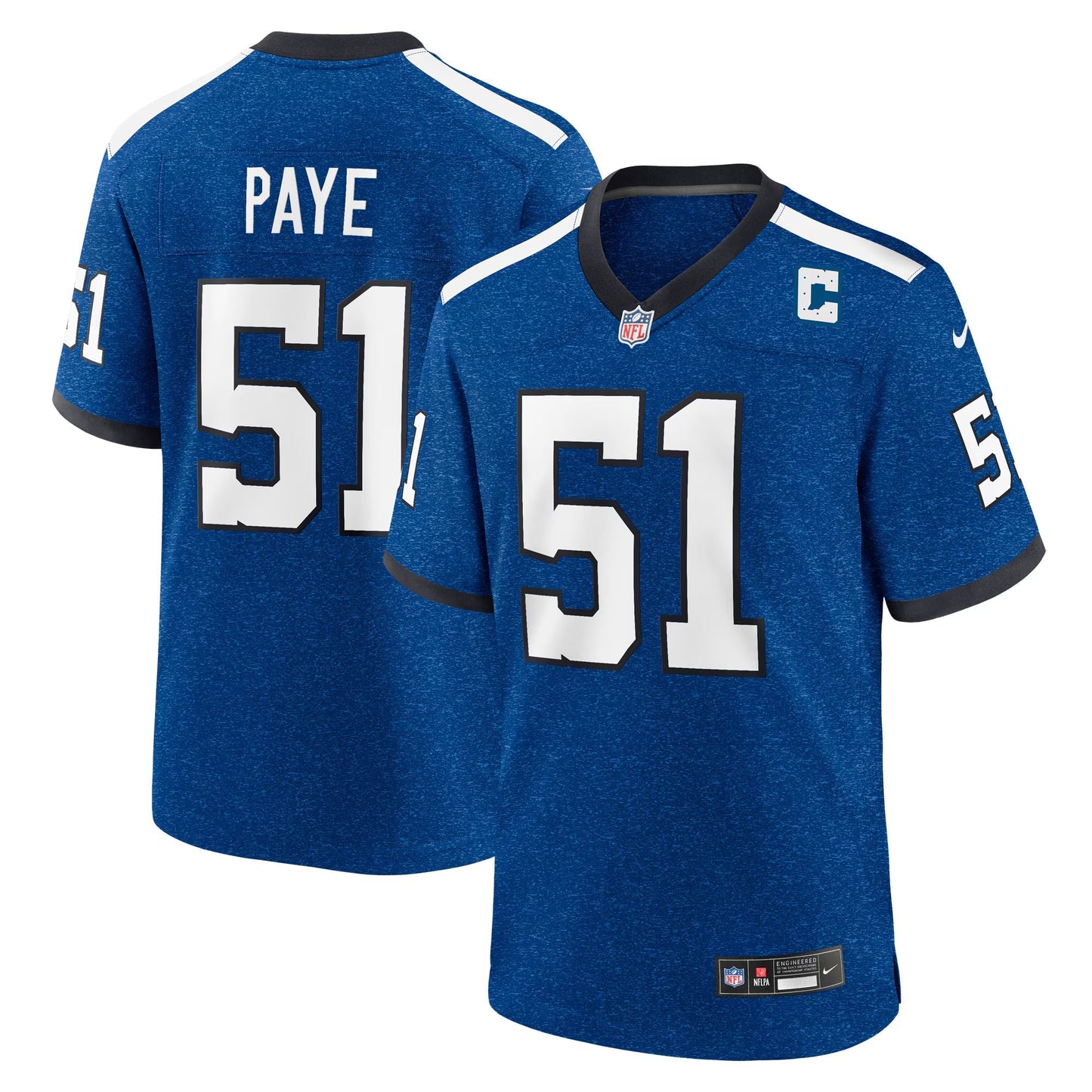 Indianapolis Colts Kwity Paye Blue Alternate Game Jersey