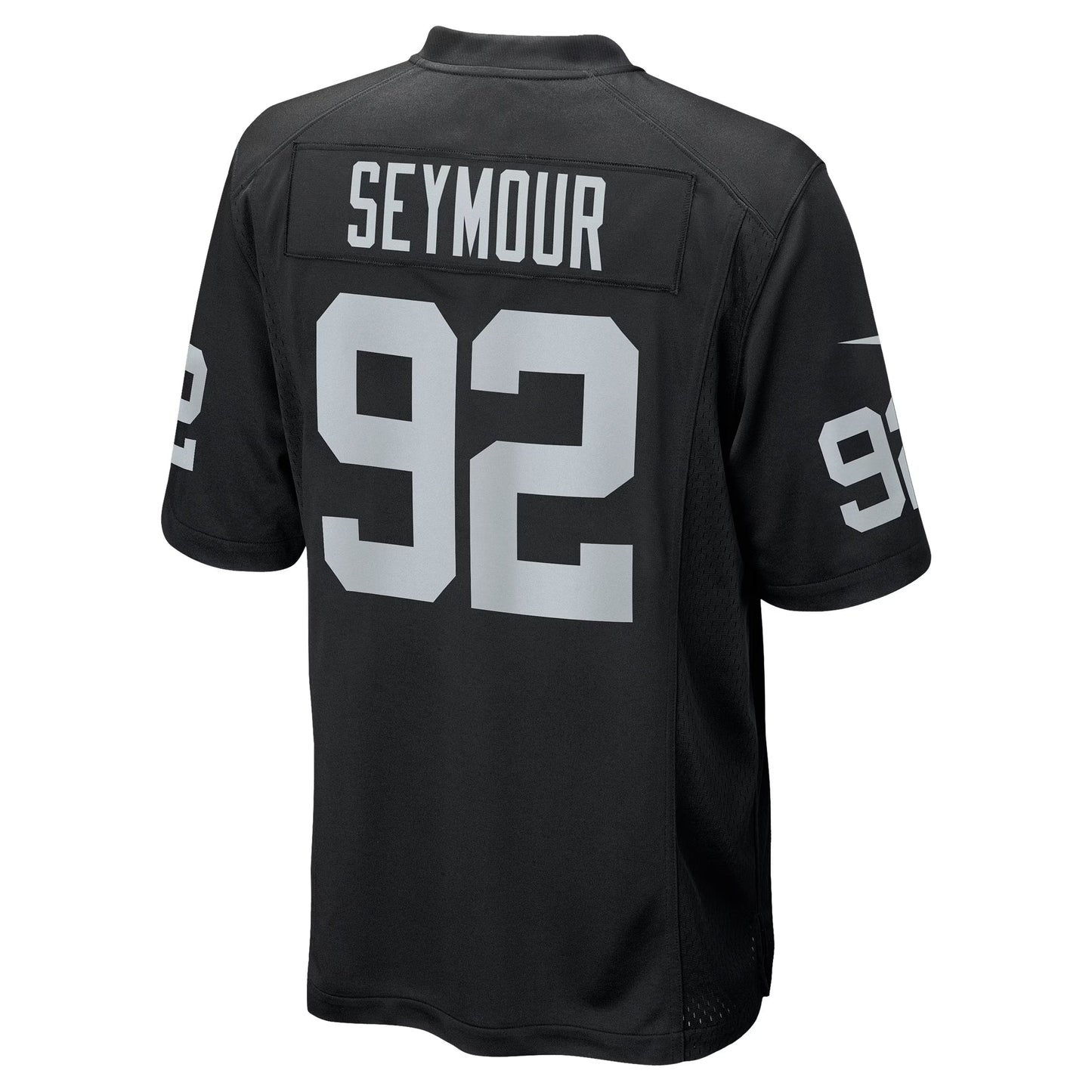 Las Vegas Raiders Richard Seymour Black Retired Player Game Jersey