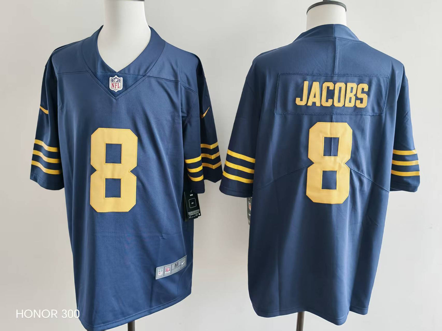 Men's Green Bay Packers Josh Jacobs Jersey #8