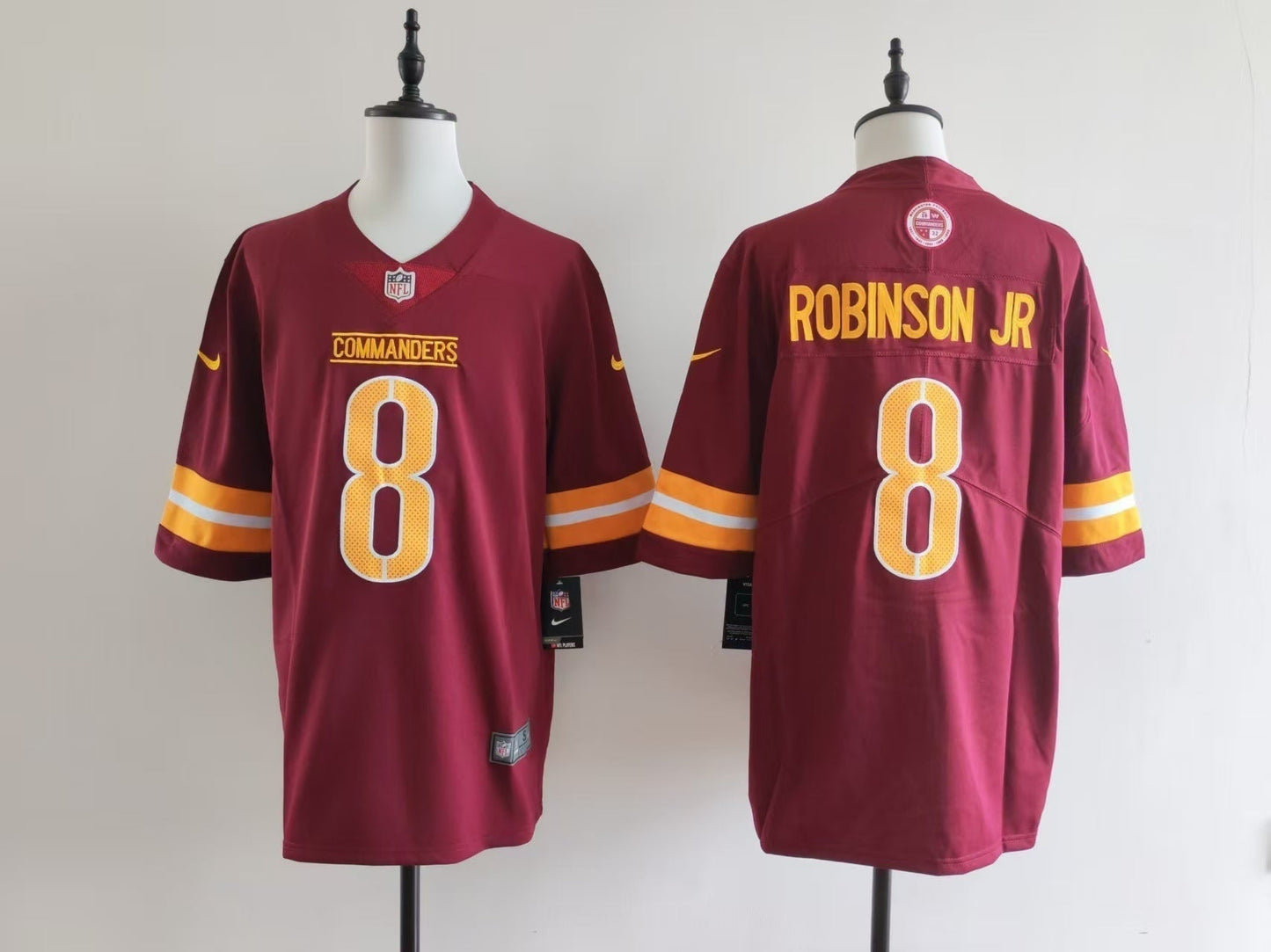 Men's Washington Redskins Brian Robinson Jr Jersey-Red