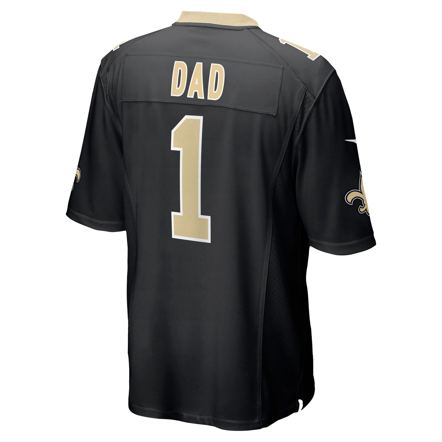 Number 1 Dad New Orleans Saints Game Jersey - Black