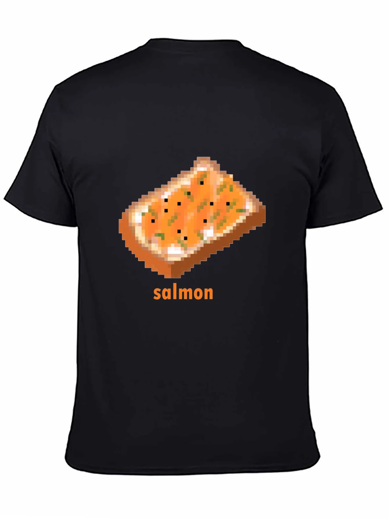 Pixel Salmon Toast T-Shirt - Unique Graphic Tee