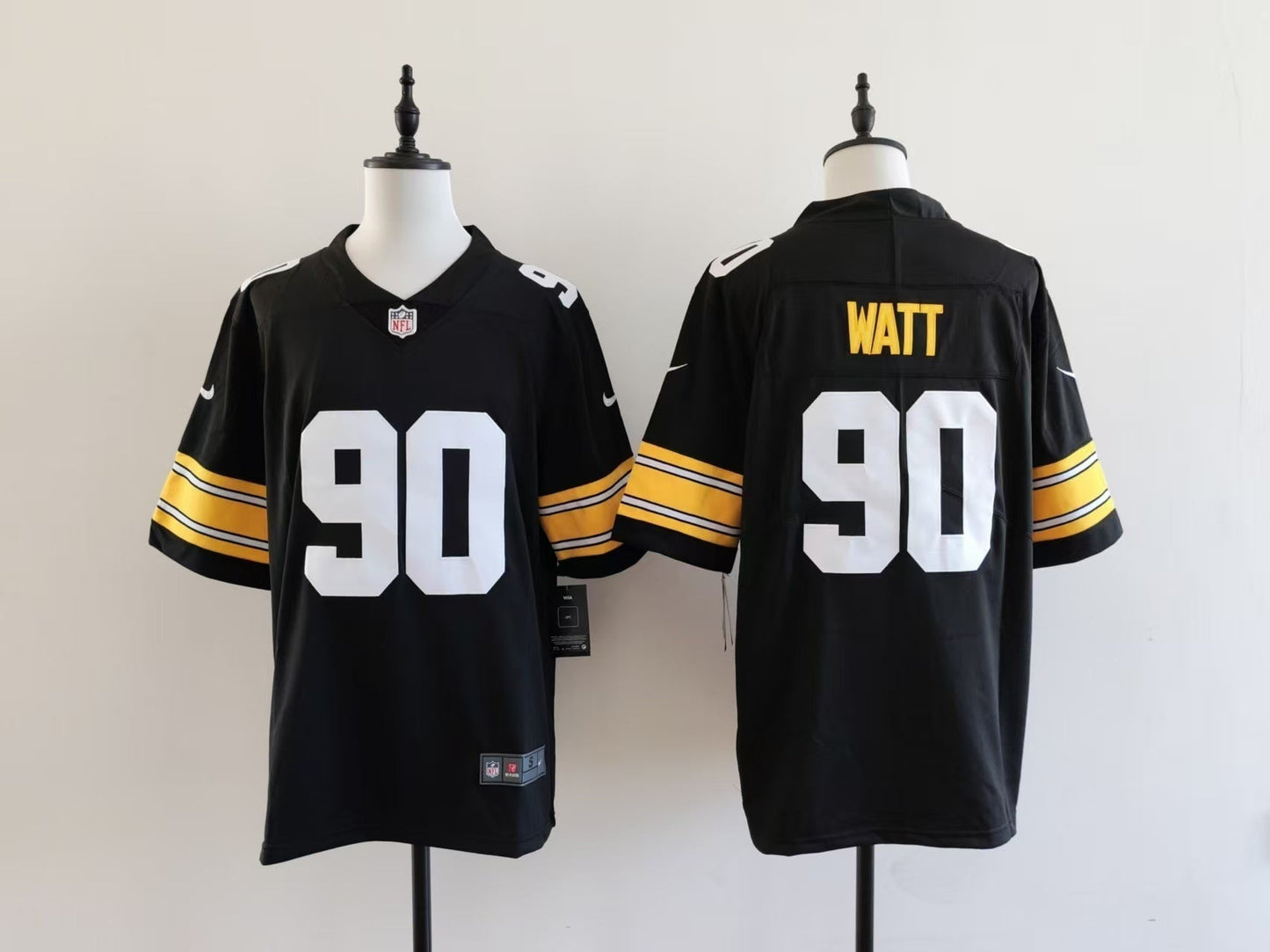 Men's Pittsburgh Steelers T.J. Watt Jersey - Black -No team logo