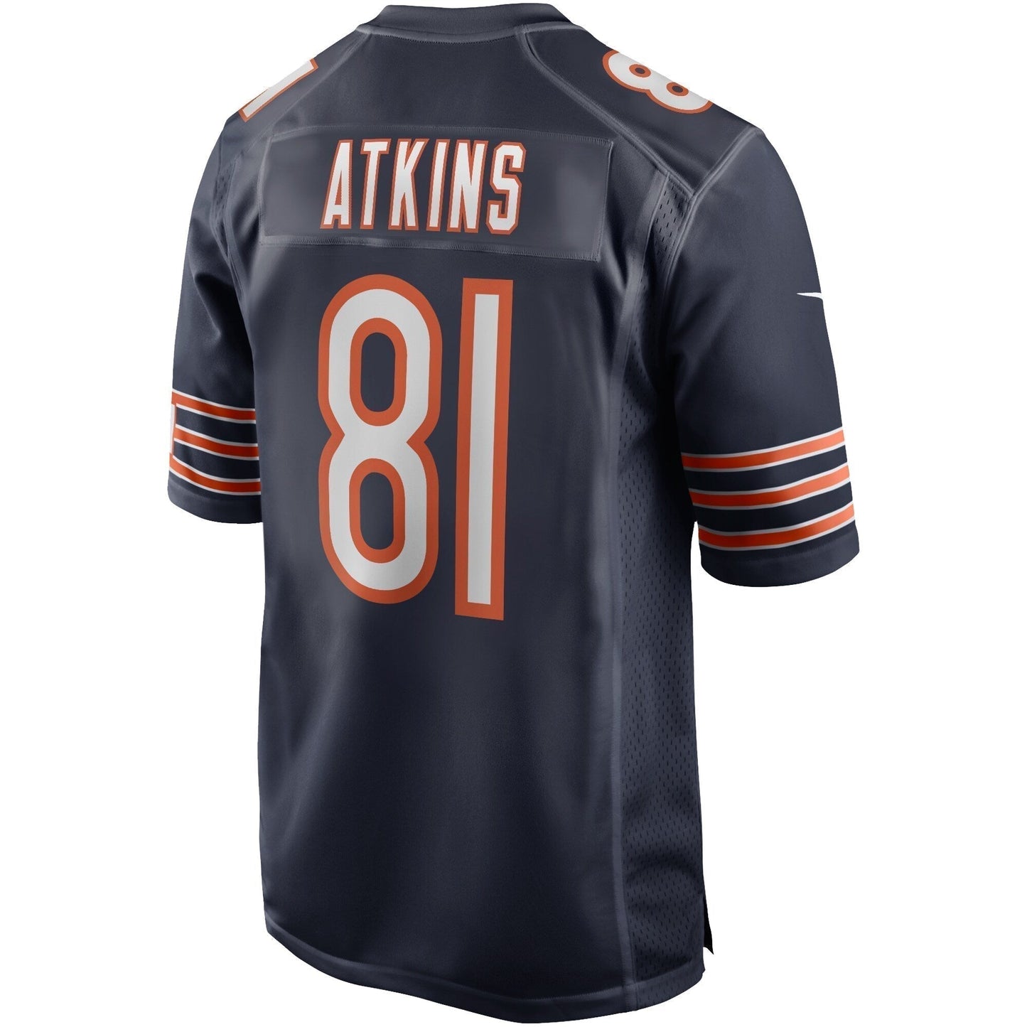 Doug Atkins Chicago Bears Game Retired Jersey - Navy