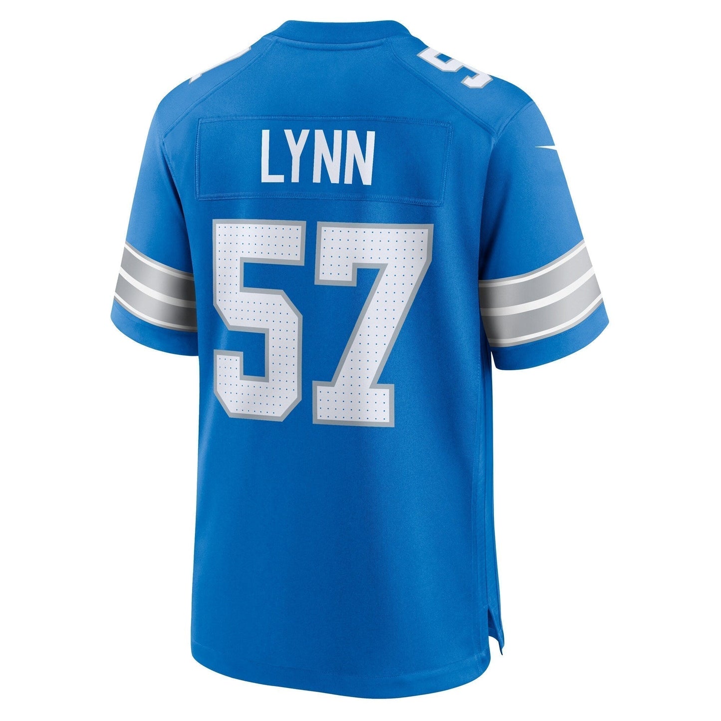 Nate Lynn Detroit Lions Game Jersey - Blue