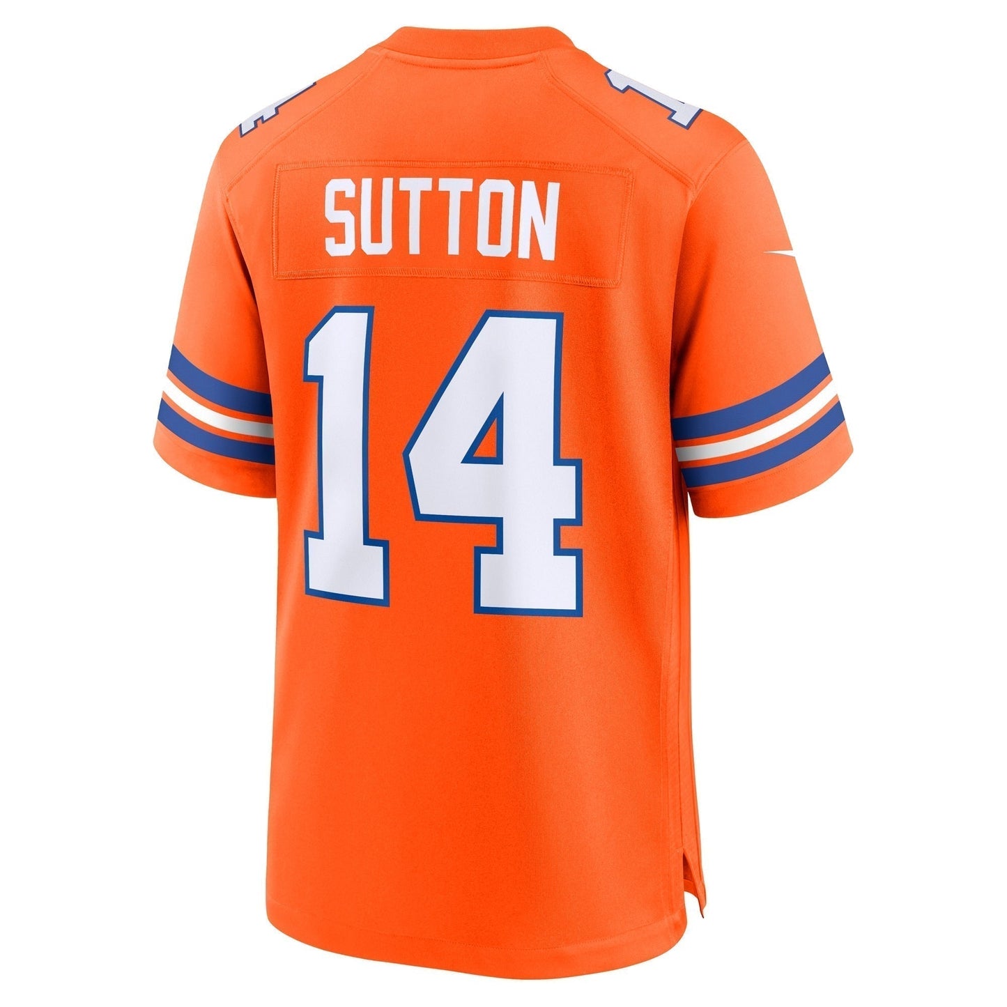 Courtland Sutton Denver Broncos Mile High Collection 1977 Throwback Game Jersey - Orange