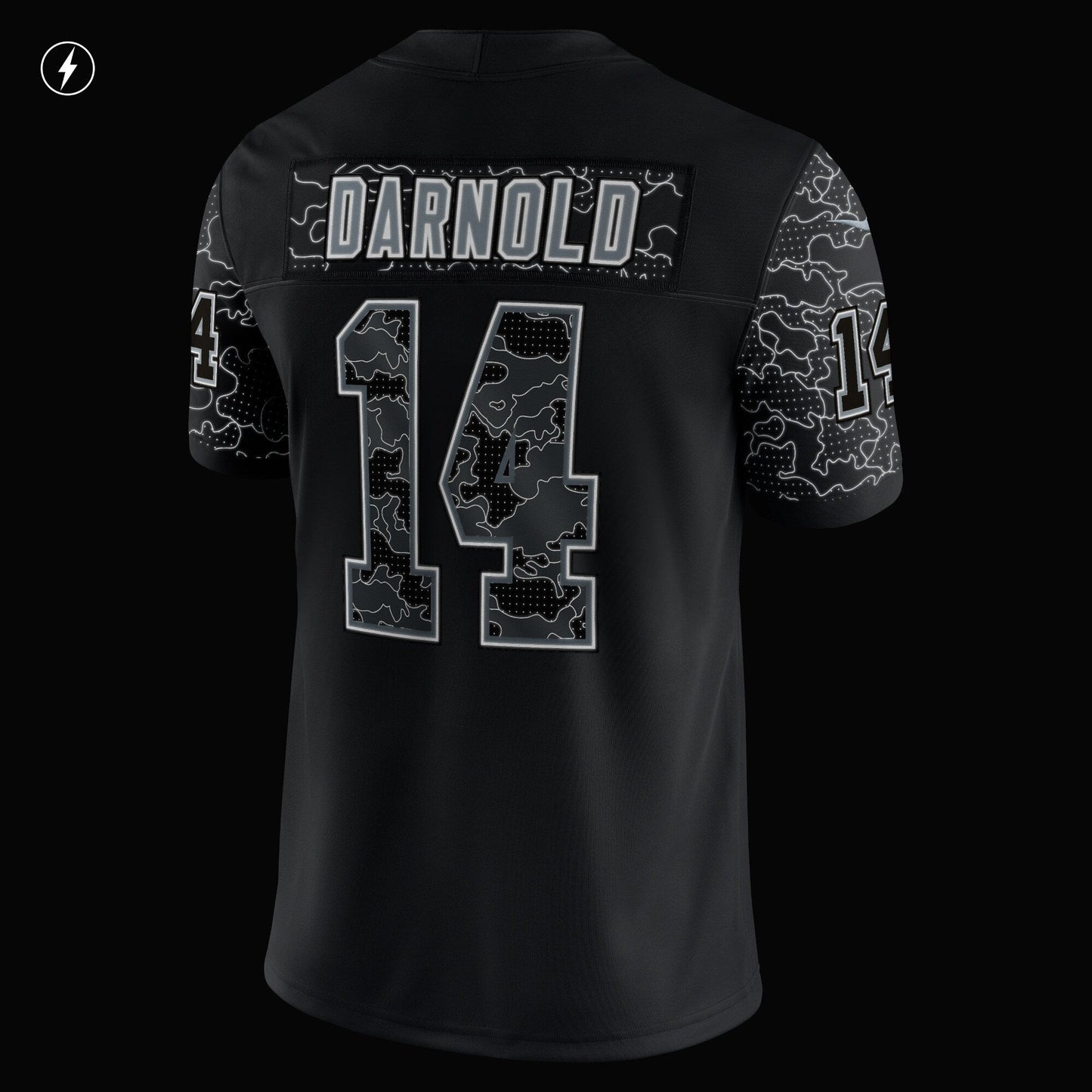 Sam Darnold Carolina Panthers RFLCTV Limited Jersey - Black