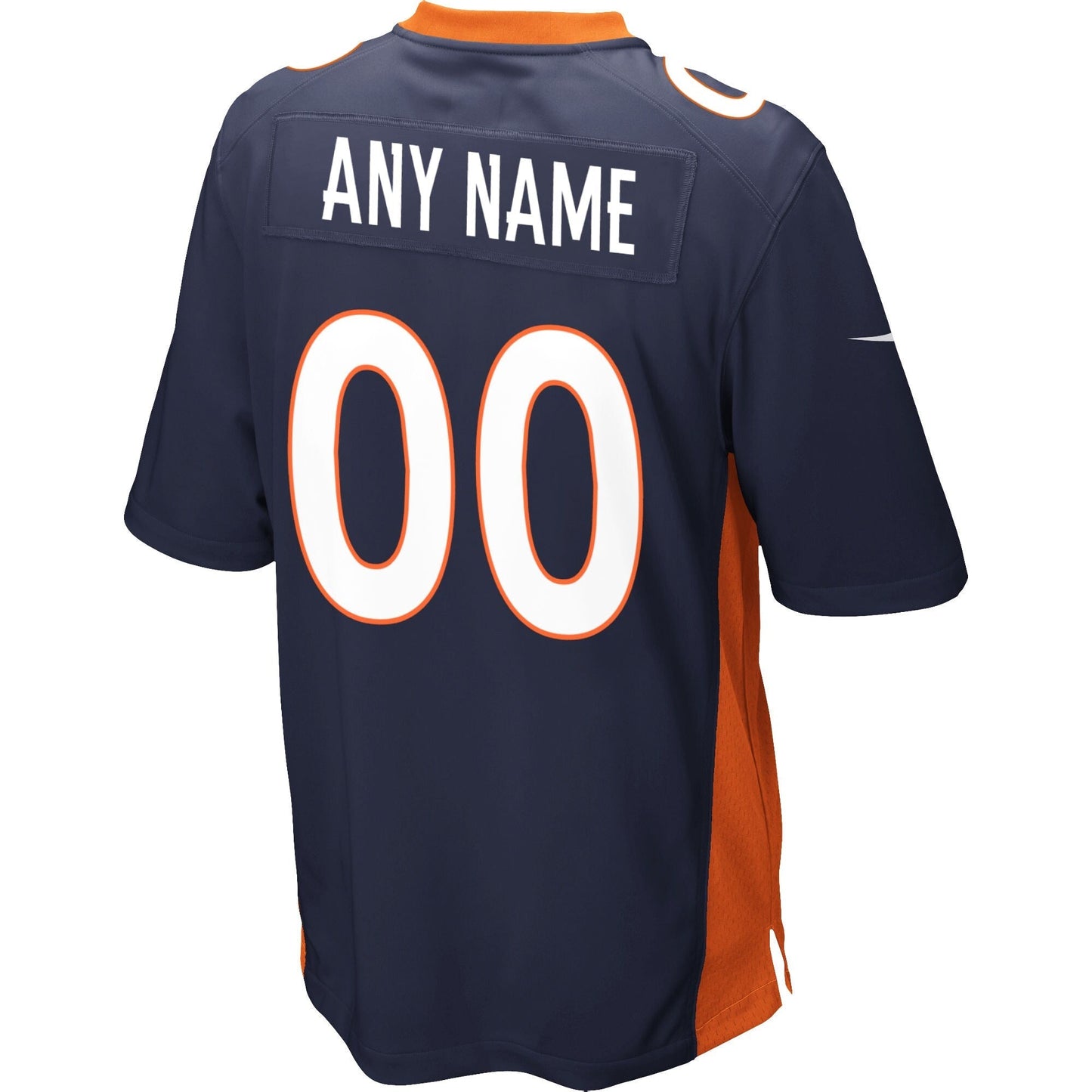 Denver Broncos Alternate Custom Game Jersey - Navy