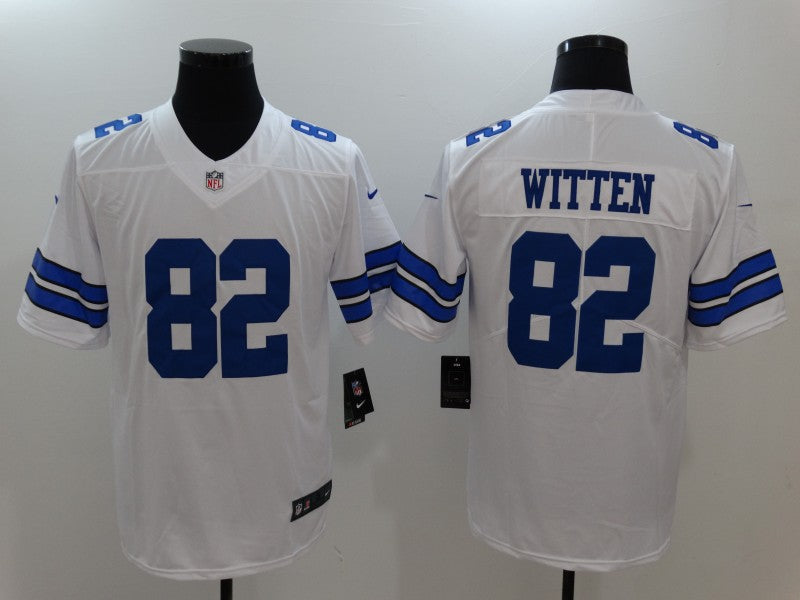 Men's Dallas Cowboys Jason Witten #82 White Fashion Game Jersey1