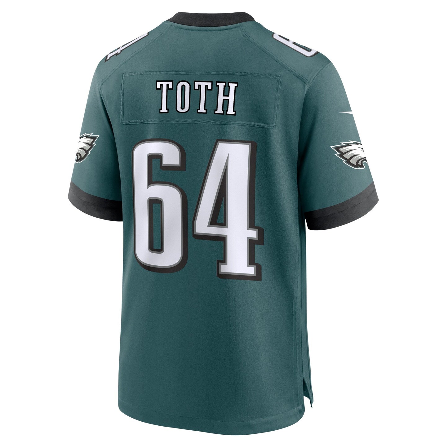 Brett Toth Philadelphia Eagles Game Jersey - Midnight Green