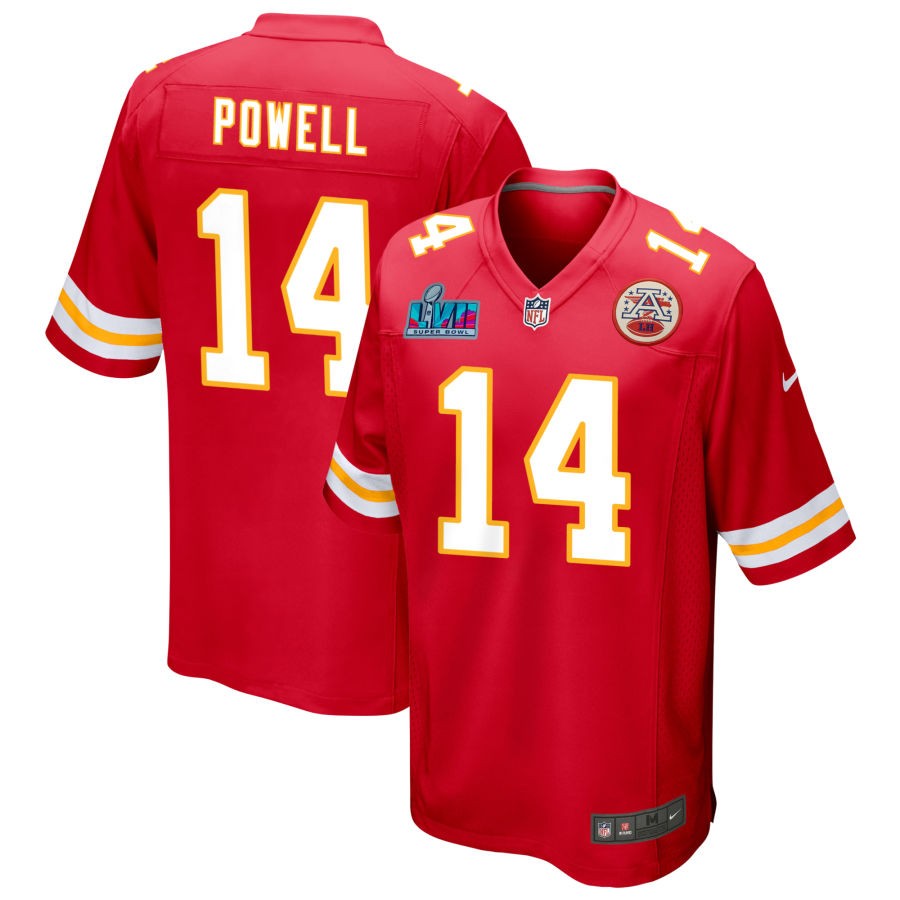 Cornell Powell Kansas City Chiefs Super Bowl LVII Game Jersey - Red