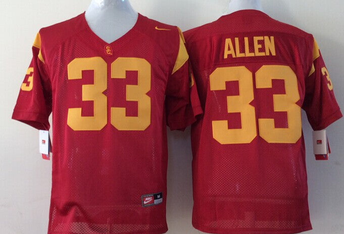 Men's USC Trojans Marcus Allen Cardinal Player Game Jersey