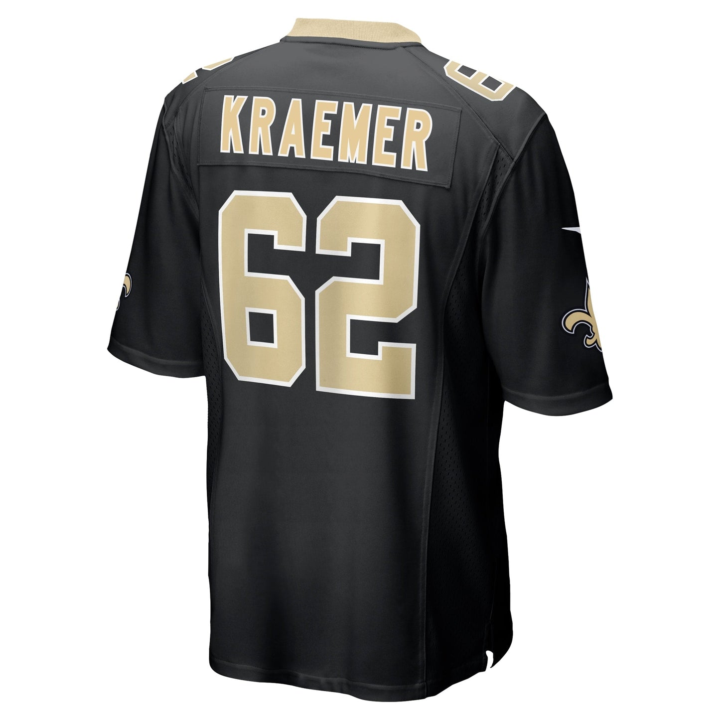 Tommy Kraemer New Orleans Saints Team Game Jersey - Black