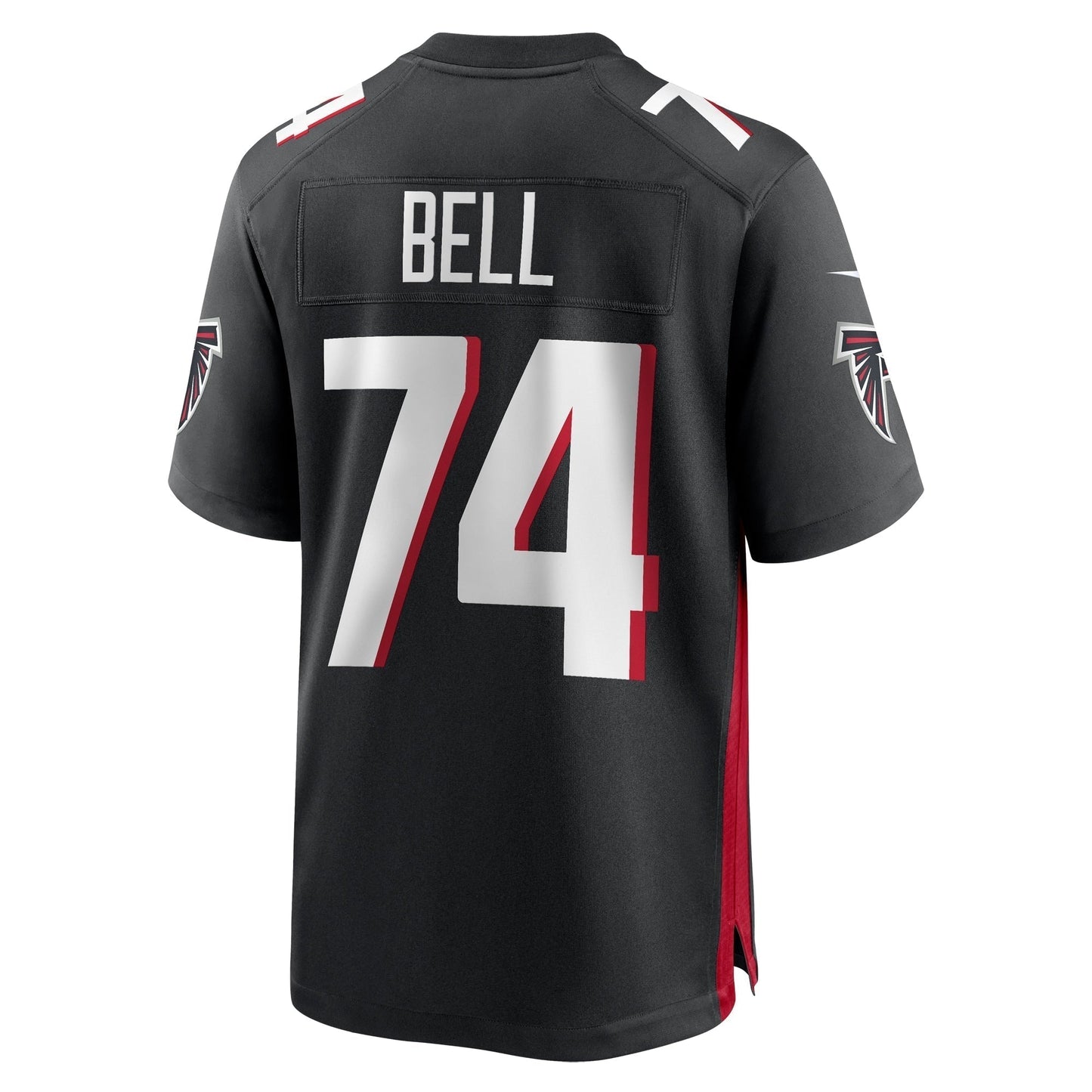 Travis Bell Atlanta Falcons Team Game Jersey - Black