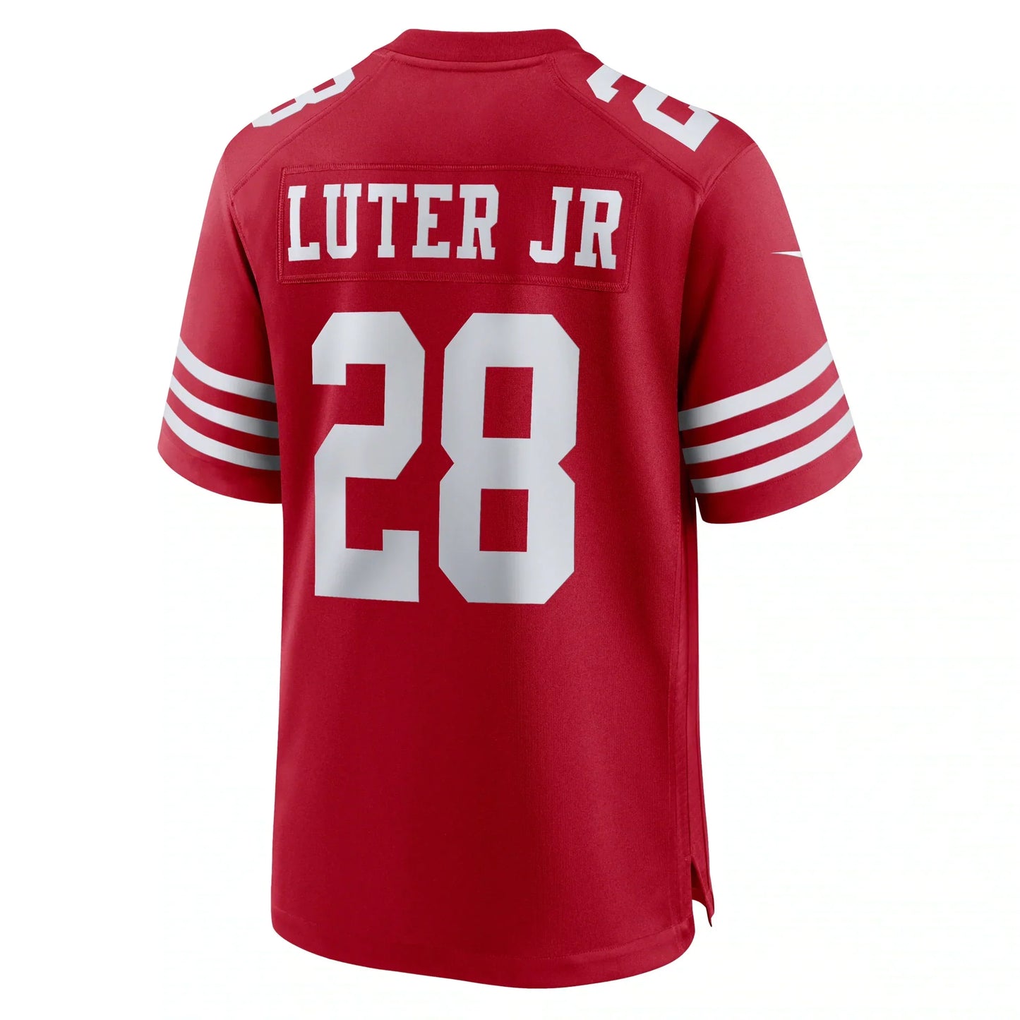San Francisco 49ers Darrell Luter Jr. Scarlet Game Jersey
